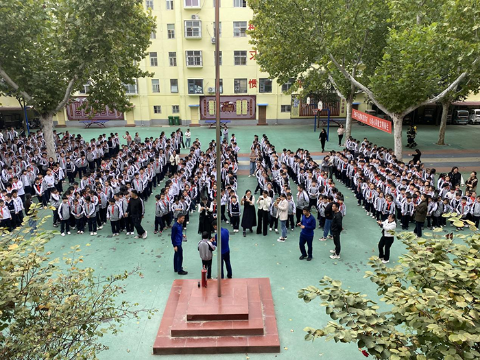 安全记心间  防范于未然 ———— 民权县育才小学消防演练