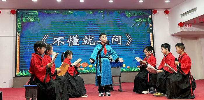 书香润校园 “语”你剧相见——民权县育才小学中年级段课本剧展演